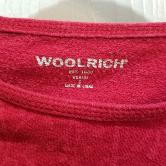 Woolrich red floral printed top size small - Picture 3 of 6
